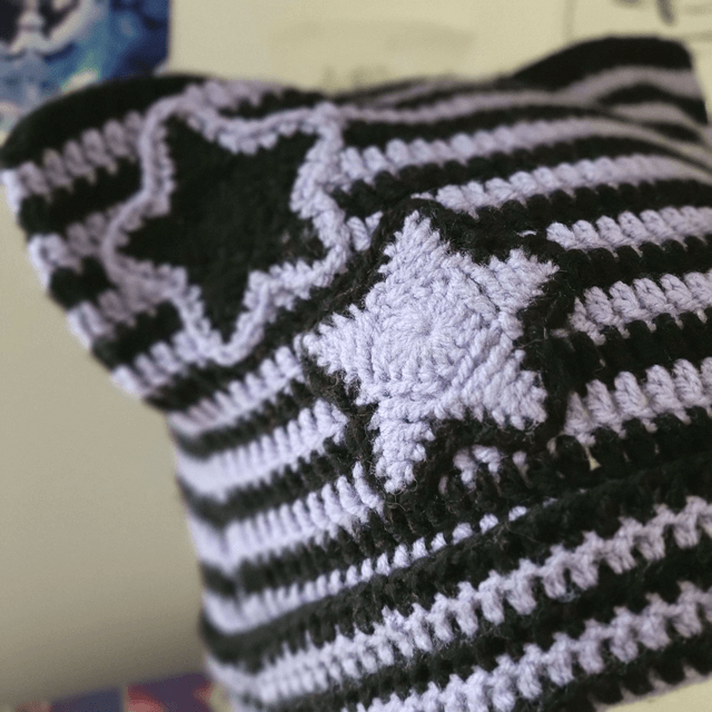 Bonnet chat étoiles
